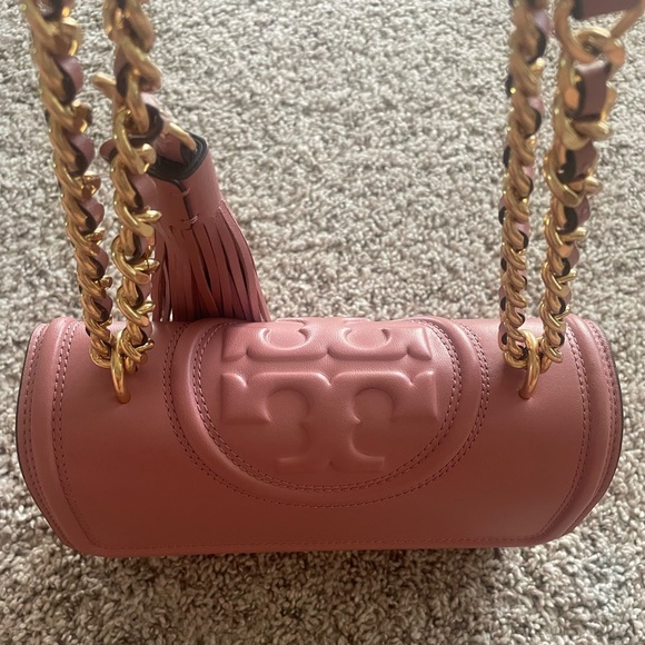 Tory Burch Small Fleming Convertible
Shoulder Bag-Pink Magnolia-*NEW* - Picture 9 of 16